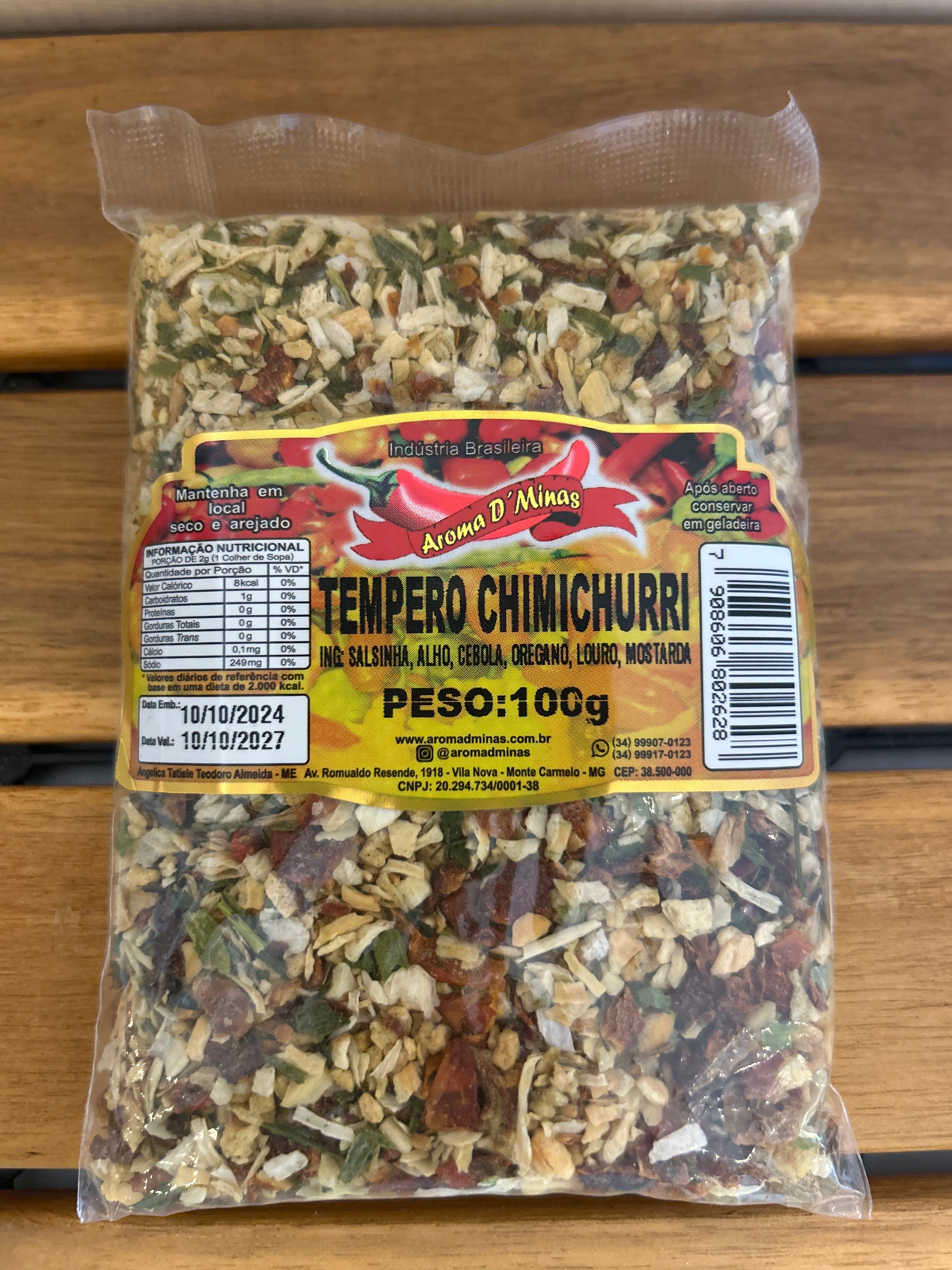 Chimichurri Spice Blend (Chimichurri) - Aroma D'Minas - 100g