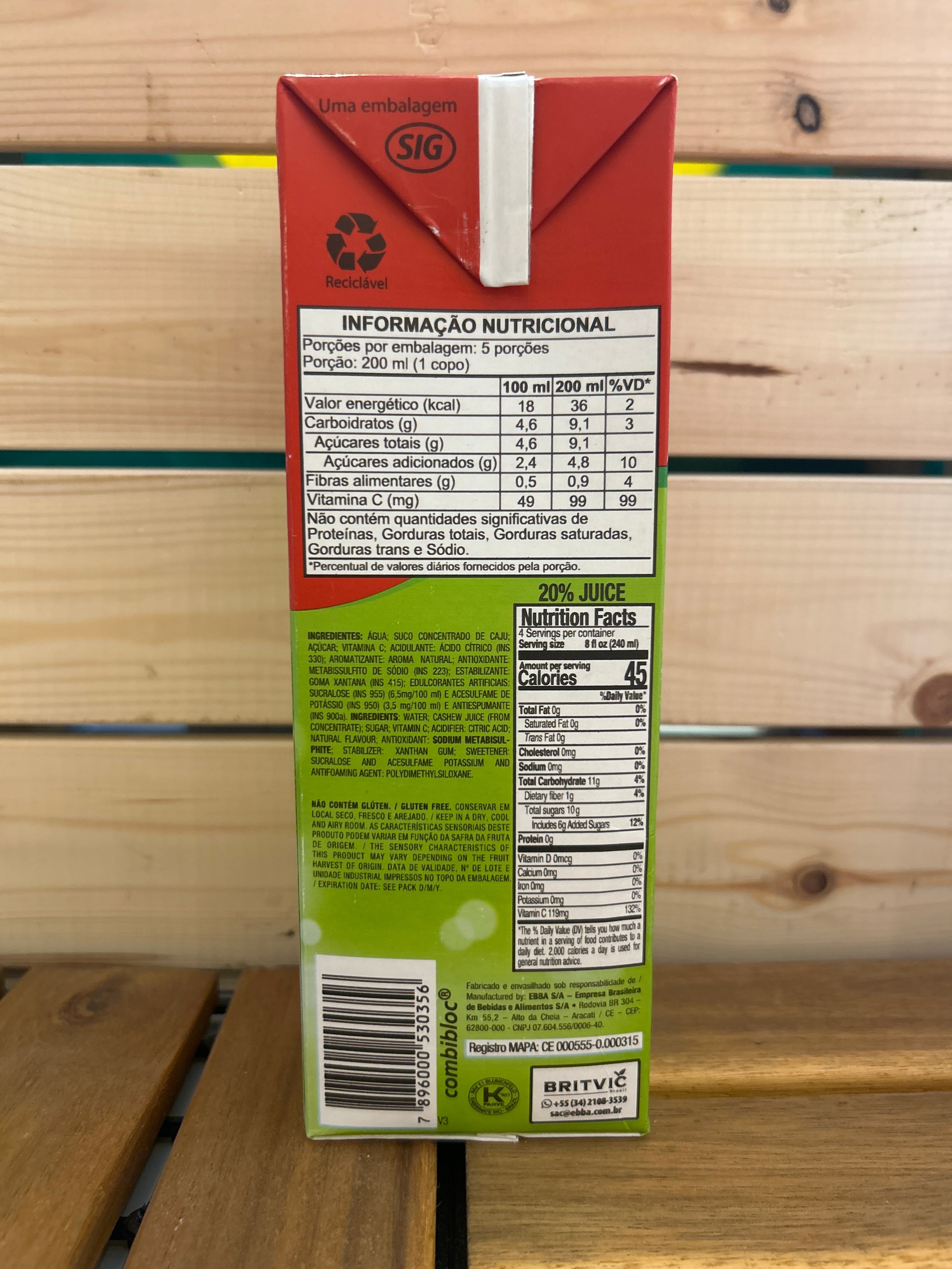 Succo di Frutta (Anacardio) (Succo Pronto di Anacardio) - MAGUARY - 1L