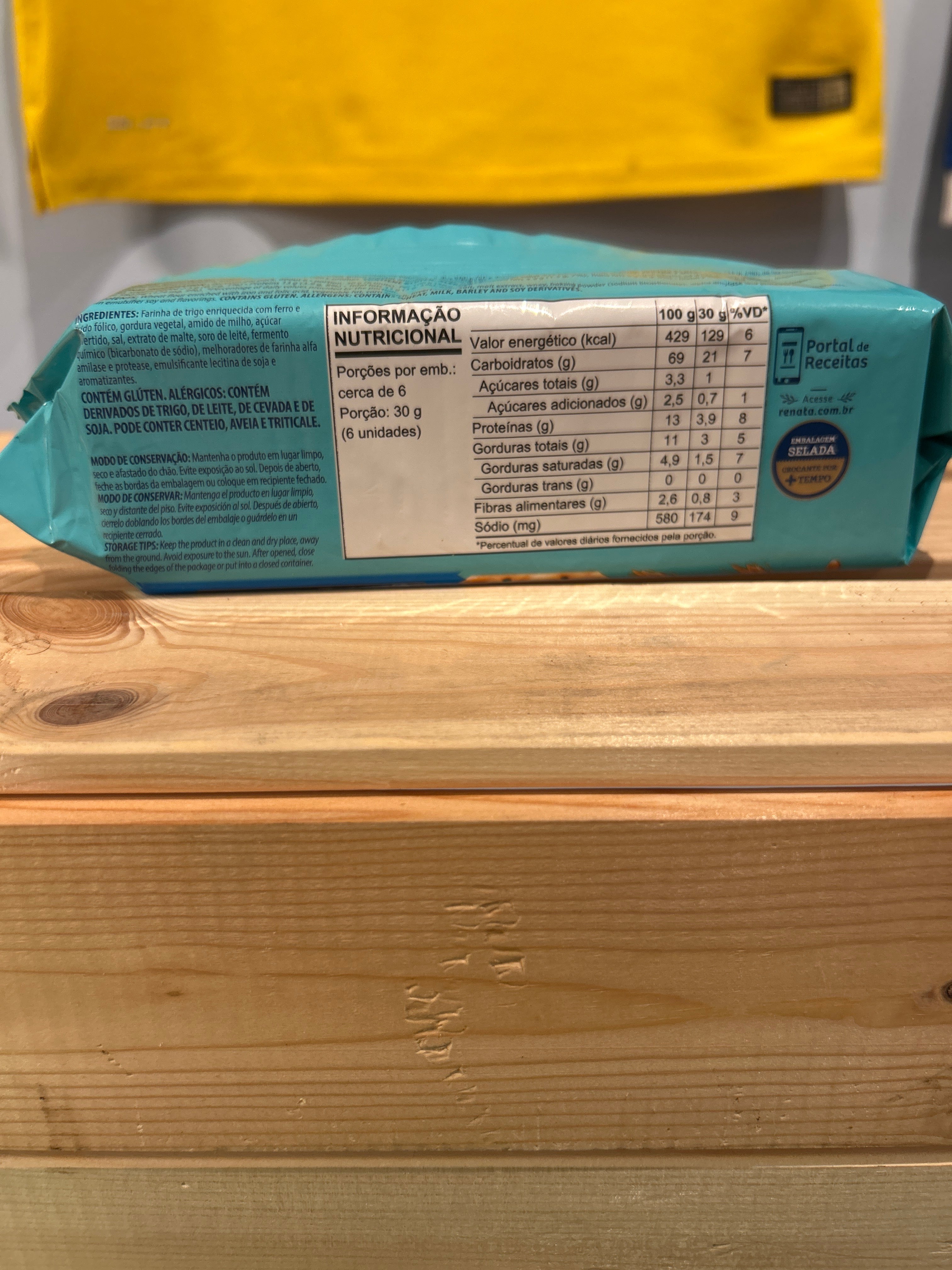 Biscuit Eau et Sel (Biscoito Água e Sal) - RENATA - 170g - Promotion