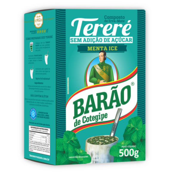 Herbes pour Tereré à la Menthe Ice - BARÃO - 500g