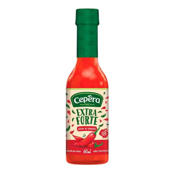 Molho de Pimenta Extra Forte - CEPÊRA - 60ml