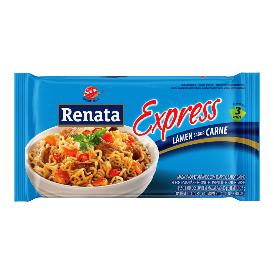 Beef flavored instant noodles - RENATA - 85g