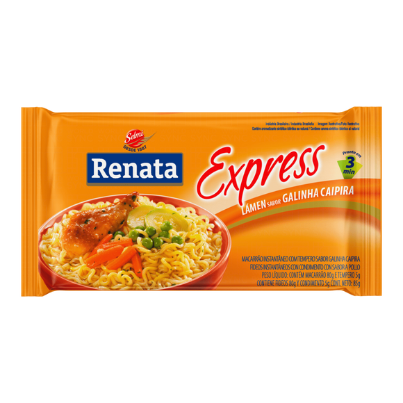 Nouilles instantanées saveur Poulet de la campagne - RENATA - 85g