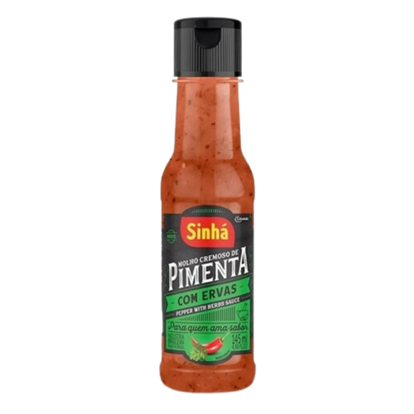 Sauce Crémeuse au Poivre et aux Herbes - SINHÁ - 145ml