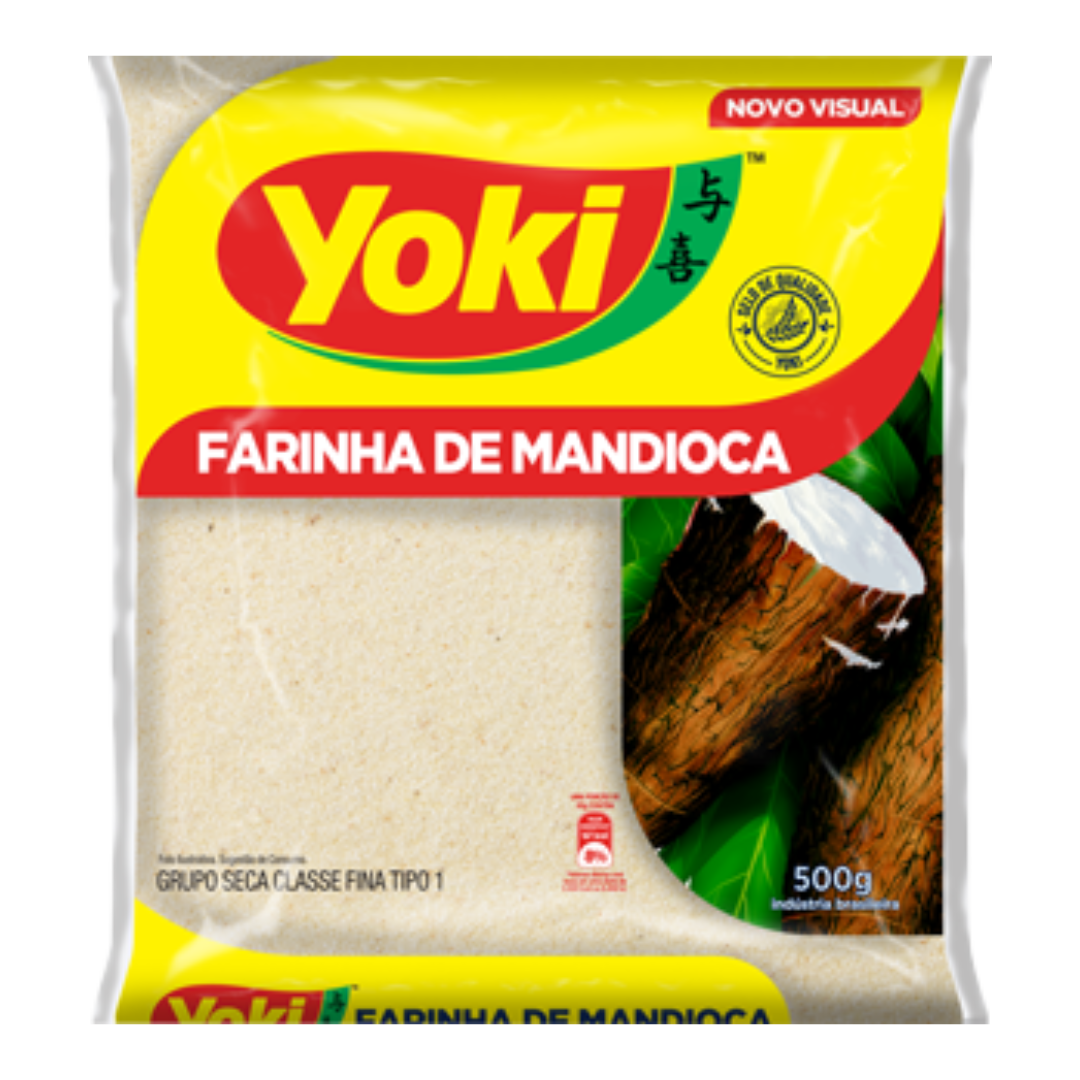 Farinha de Mandioca Crua (Farine de Manioc Cru) - YOKI - 500g - Promoção