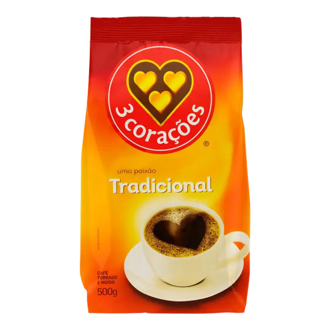 Traditional Coffee - THREE HEARTS - 500g