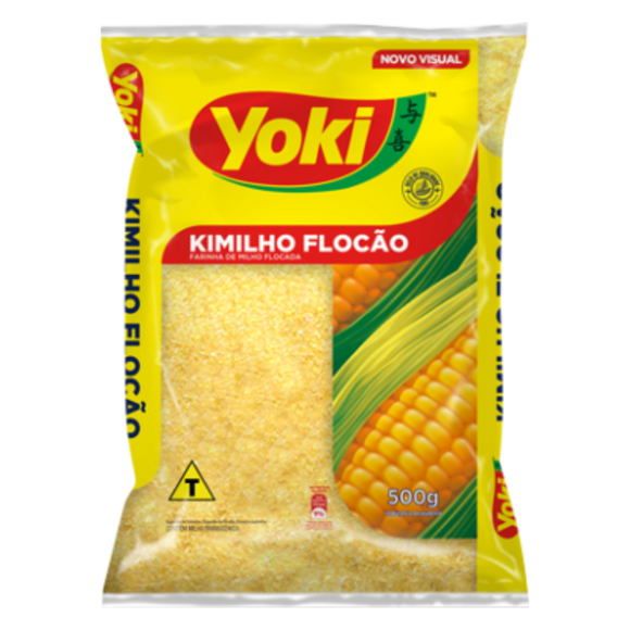 Farinha de Milho Kimilho Flocão (Flocons de maïs) - YOKI - 500g