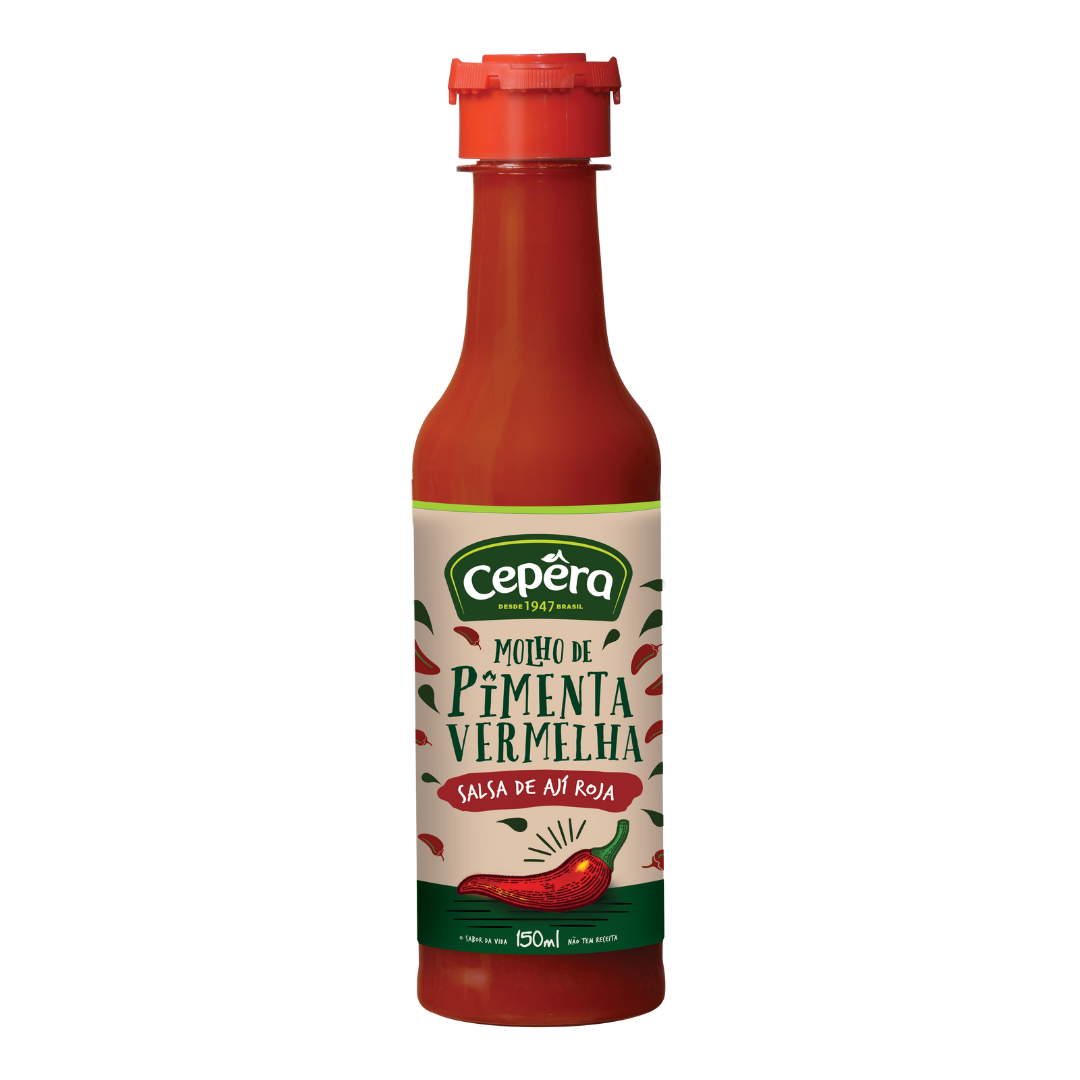 Salsa Pimento Rosso (Salsa di Peperoncino Rosso) - CEPÊRA - 150ml