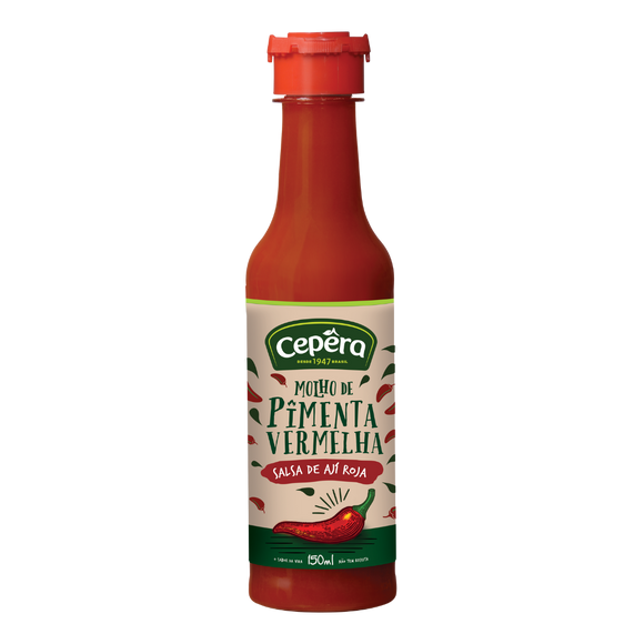Molho de Pimenta Vermelha - CEPÊRA - 150ml