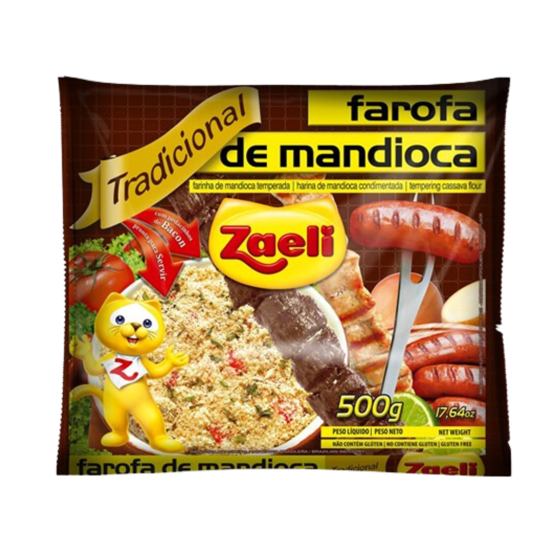 Farofa de Mandioca Tradicional -  ZAELI - 500g