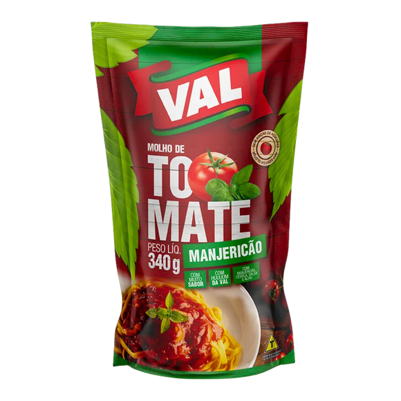 Molho de Tomate Manjericão - VAL - 340g