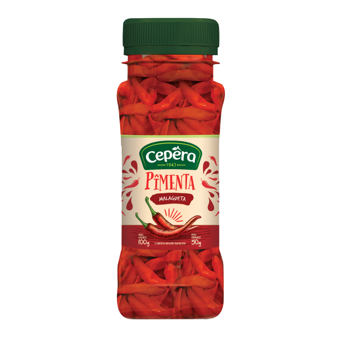 Pimenta Malagueta Vermelha - CEPÊRA - 100g