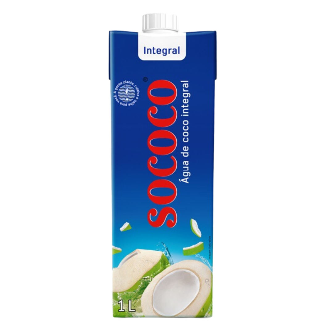 Eau de coco (Água de Coco) - SOCOCO - 1L