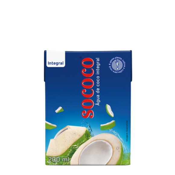 Eau de coco (Água de Coco) - SOCOCO - 200 ml