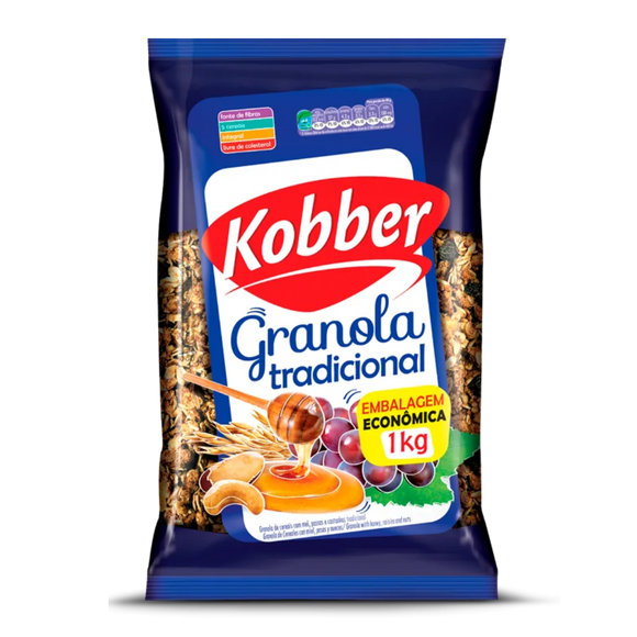 Granola Tradicional - KOBBER - 1kg - Promoção
