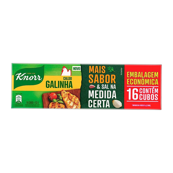 Caldo de Galinha - KNORR - 16 cubos - 152g