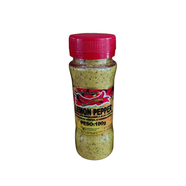 Assaisonnement Poivre & Citron (Assaisonnement Lemon Pepper) - AROMA DE MINAS - 100g