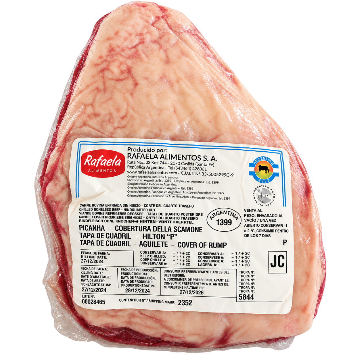 Argentinian Rump Cap - Between 1.2kg and 1.399kg - Argentinian Rump Cap (Bovine Rumsteck Tail) – URIEN-LOZA
