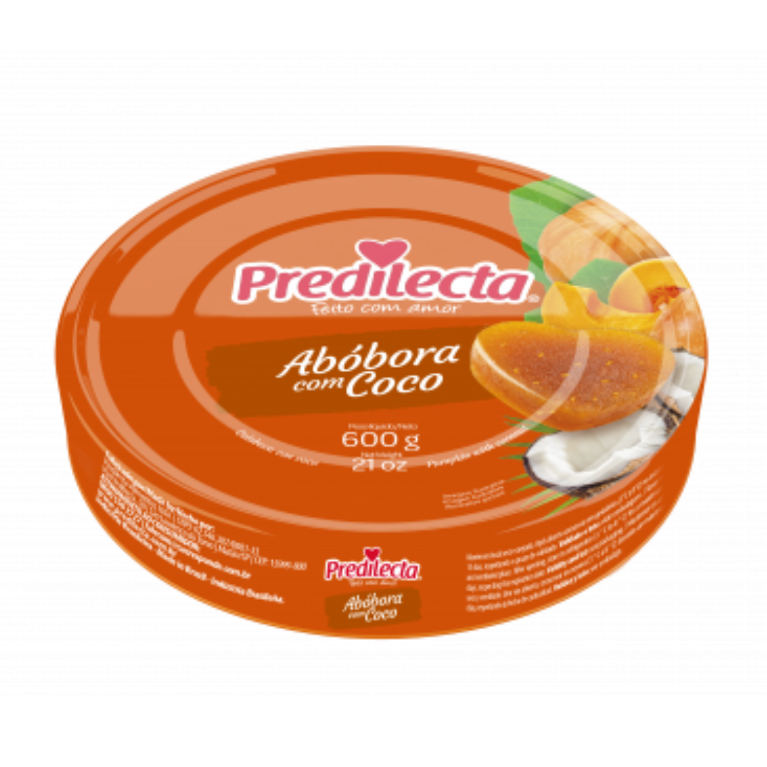 Doce de Abóbora com Coco - PREDILECTA - 600g