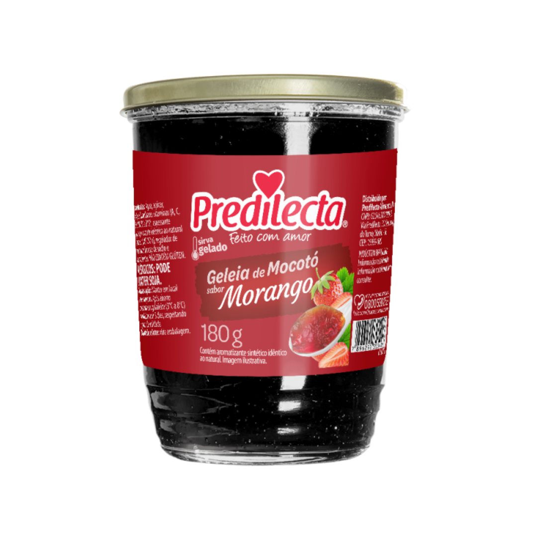 Geléia de Mocotó sabor Morango - PREDILECTA - 180g