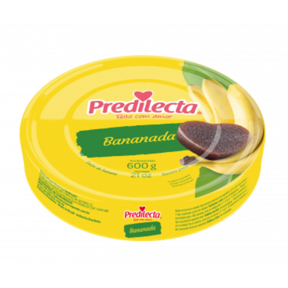 Bananada Lata (Patê de fruit à la banane) - PREDILECTA - 600g