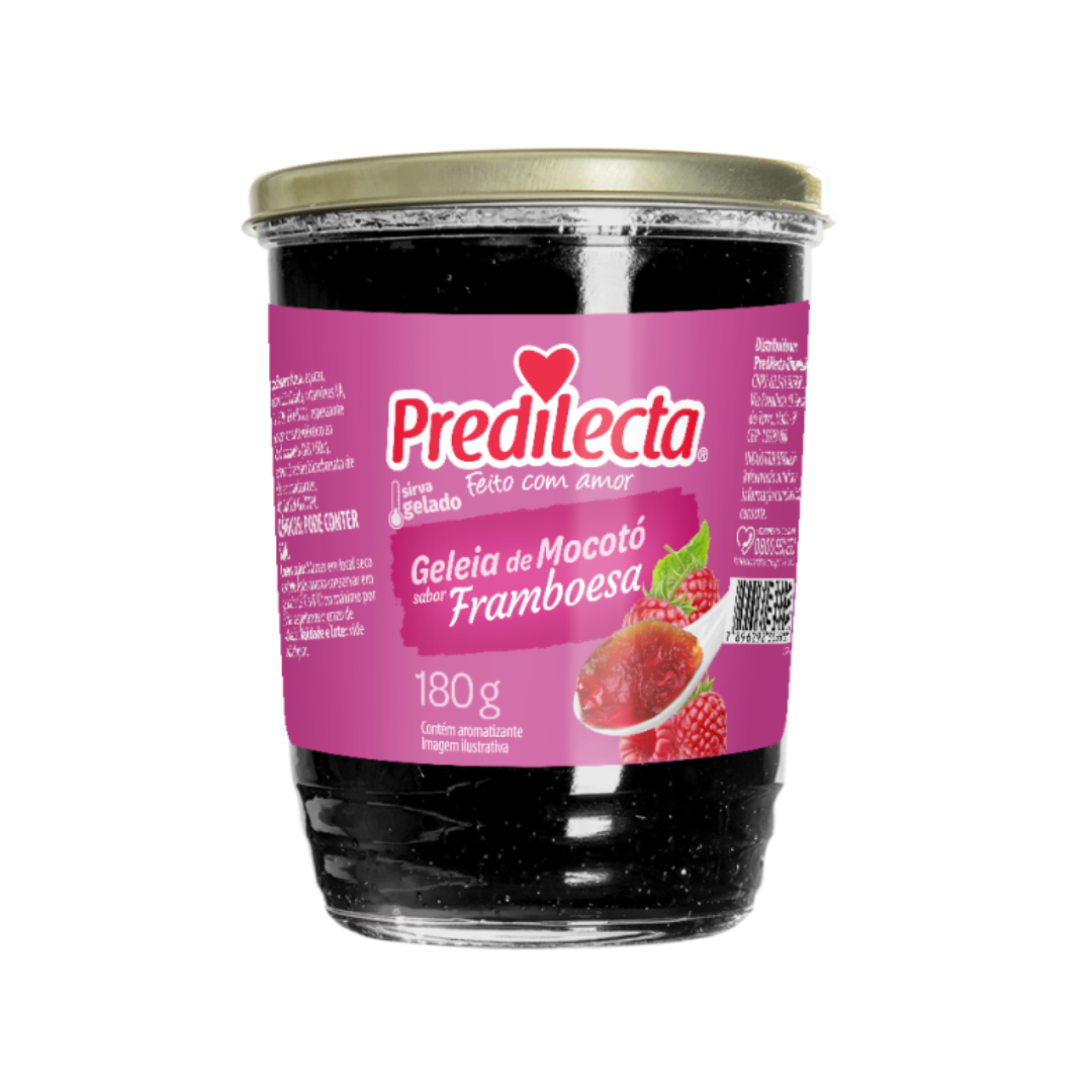 Geléia de Mocotó sabor Framboesa - PREDILECTA - 180g