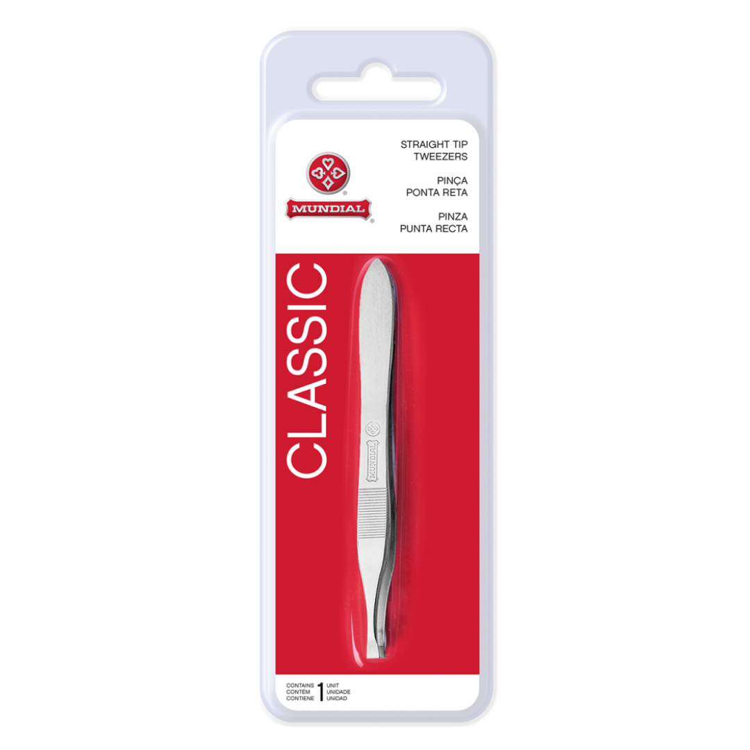 Classic 108 Straight Tip Tweezers - MUNDIAL