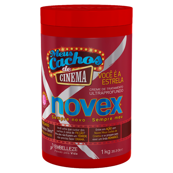 Máscara Capilar Meus Cachos de Cinema - NOVEX - 1kg