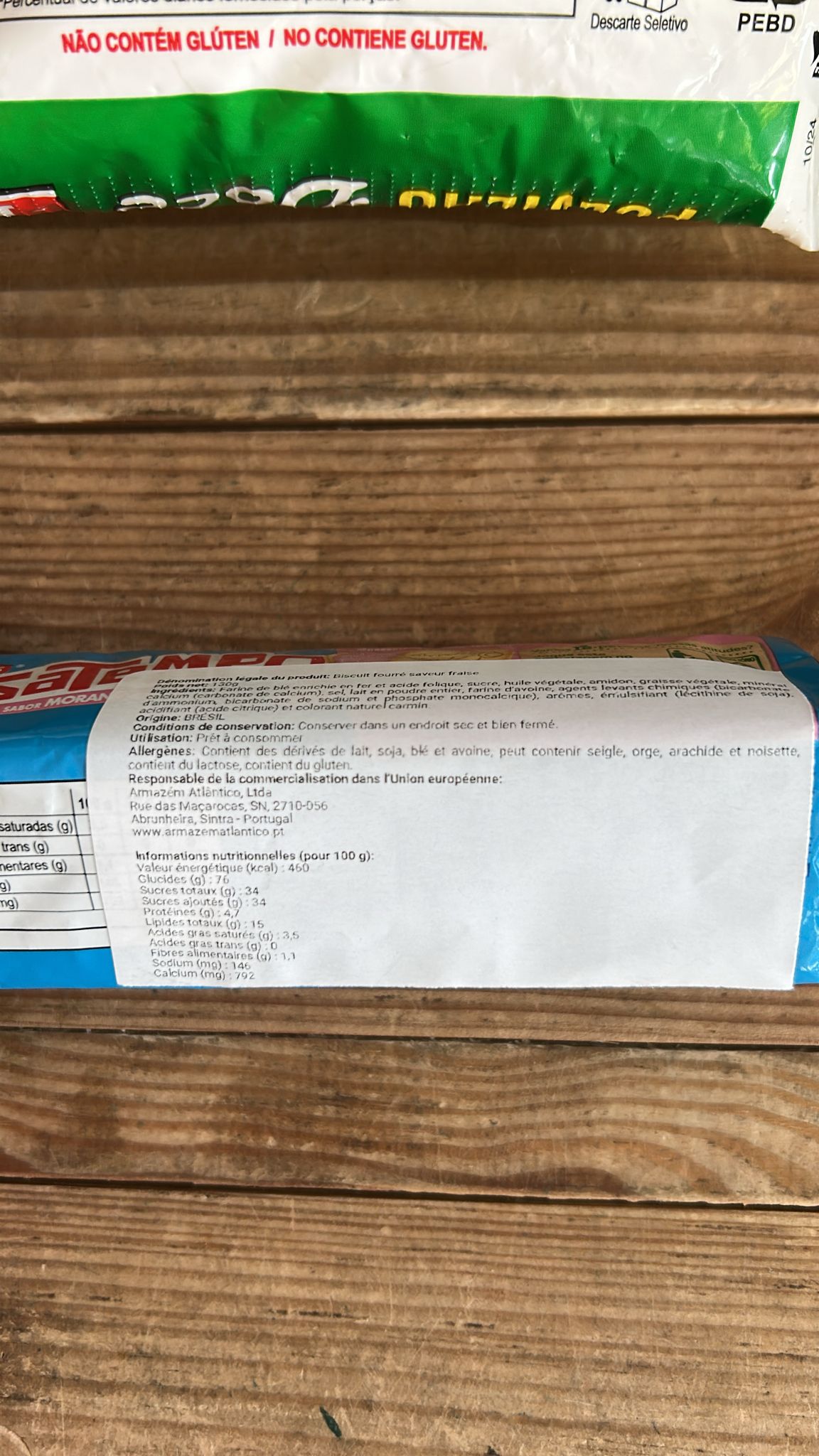 "passatempo" Biscotti Farciti alla Fragola (Biscotto gusto Fragola) NESTLÉ - 130g