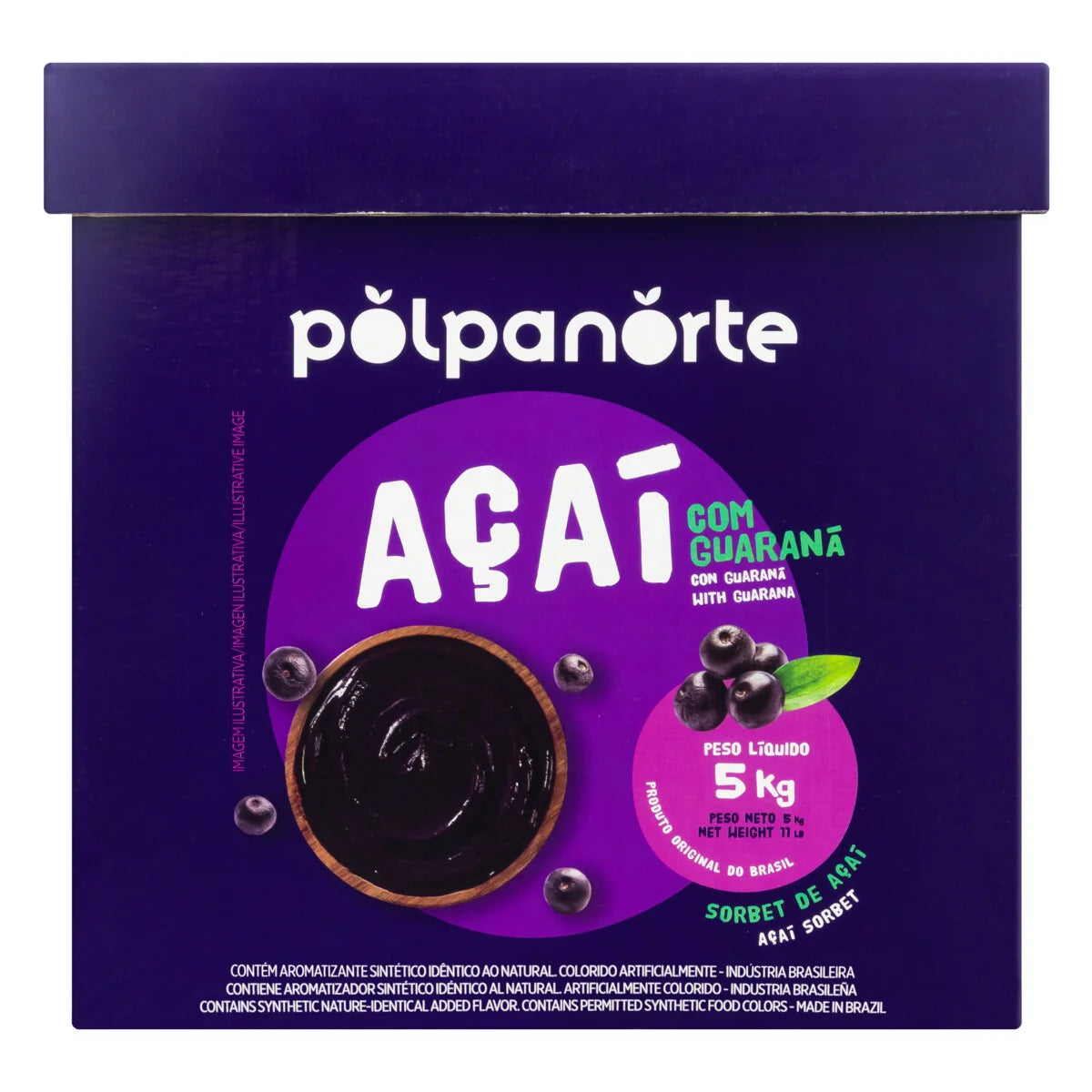 Açaí - Polpa norte- 5 kg