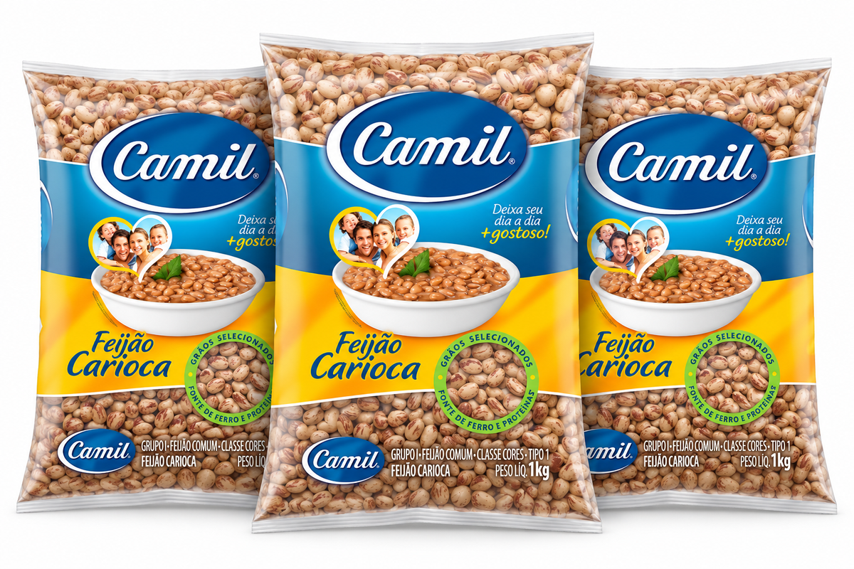 Combo - Fagioli carioca - CAMIL - 1kg - 3 unità