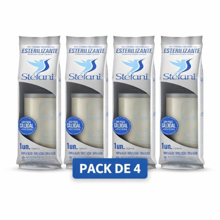 Lot de 4 cartouches pour filtre en argile triple action (Vela para Filtro de Barro Tripla Ação) - Stéfani - 4 unités