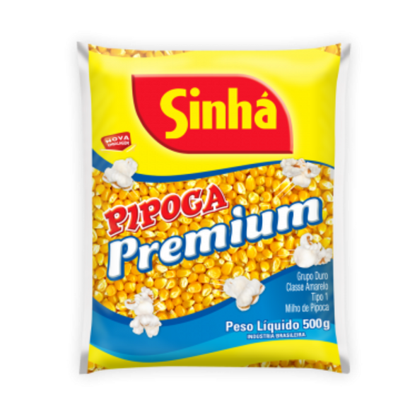 Maïs Popcorn Premium (Milho para Pipoca Premium) - SINHÁ - 500g