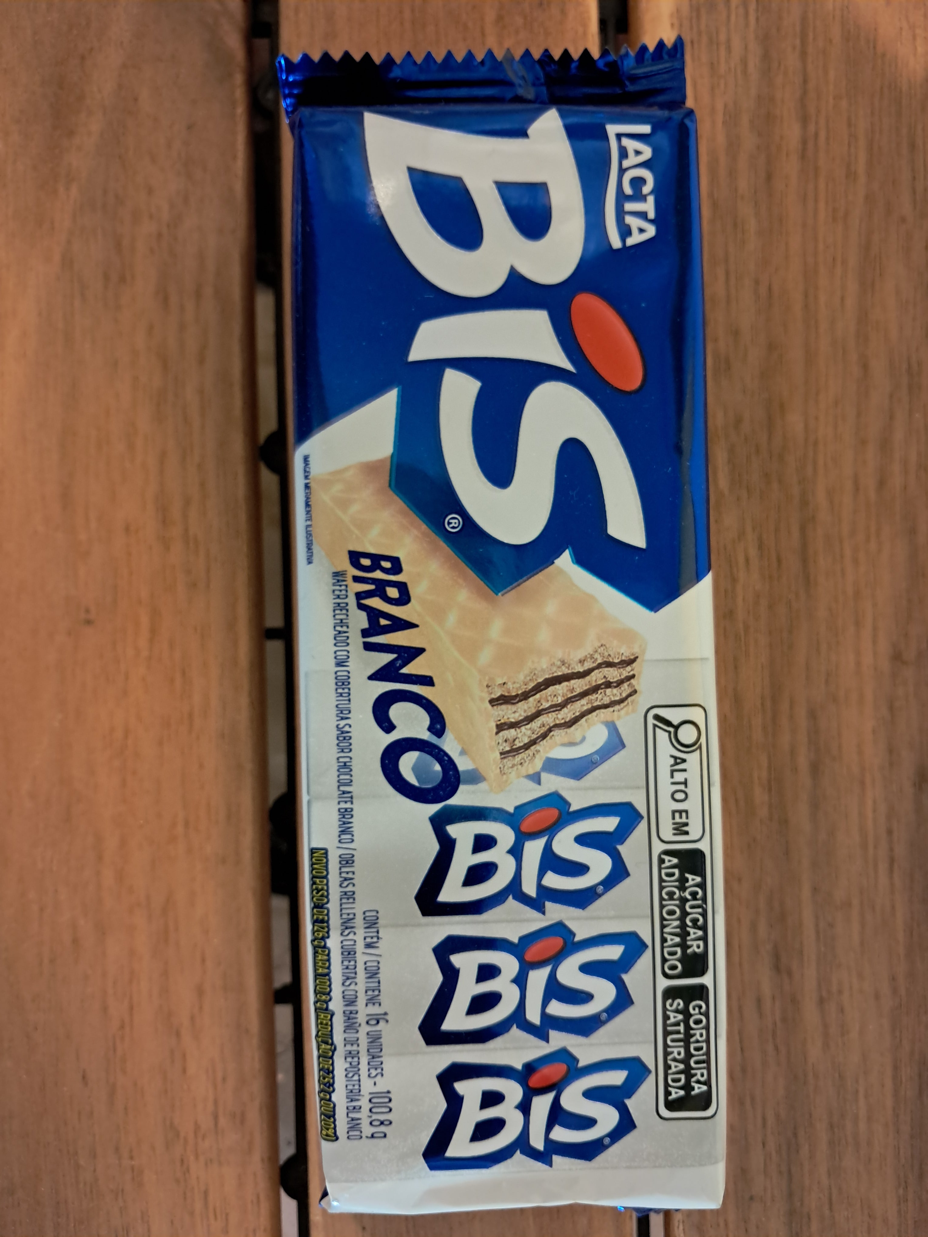 Gaufrettes au chocolat blanc (Chocolate BIS Branco) BIS (LACTA) - 100,8g
