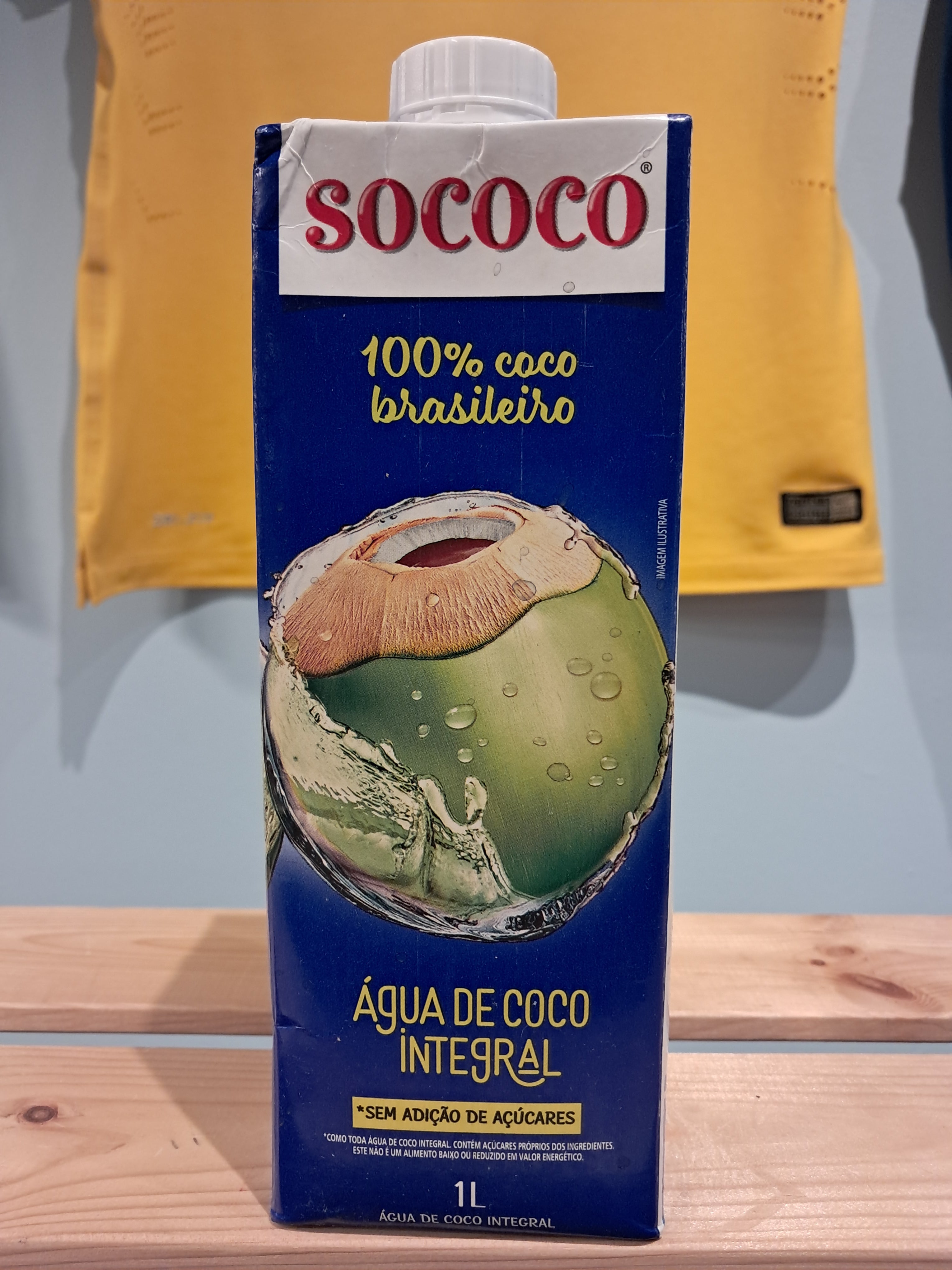 Eau de coco (Água de Coco)  SOCOCO - 1L
