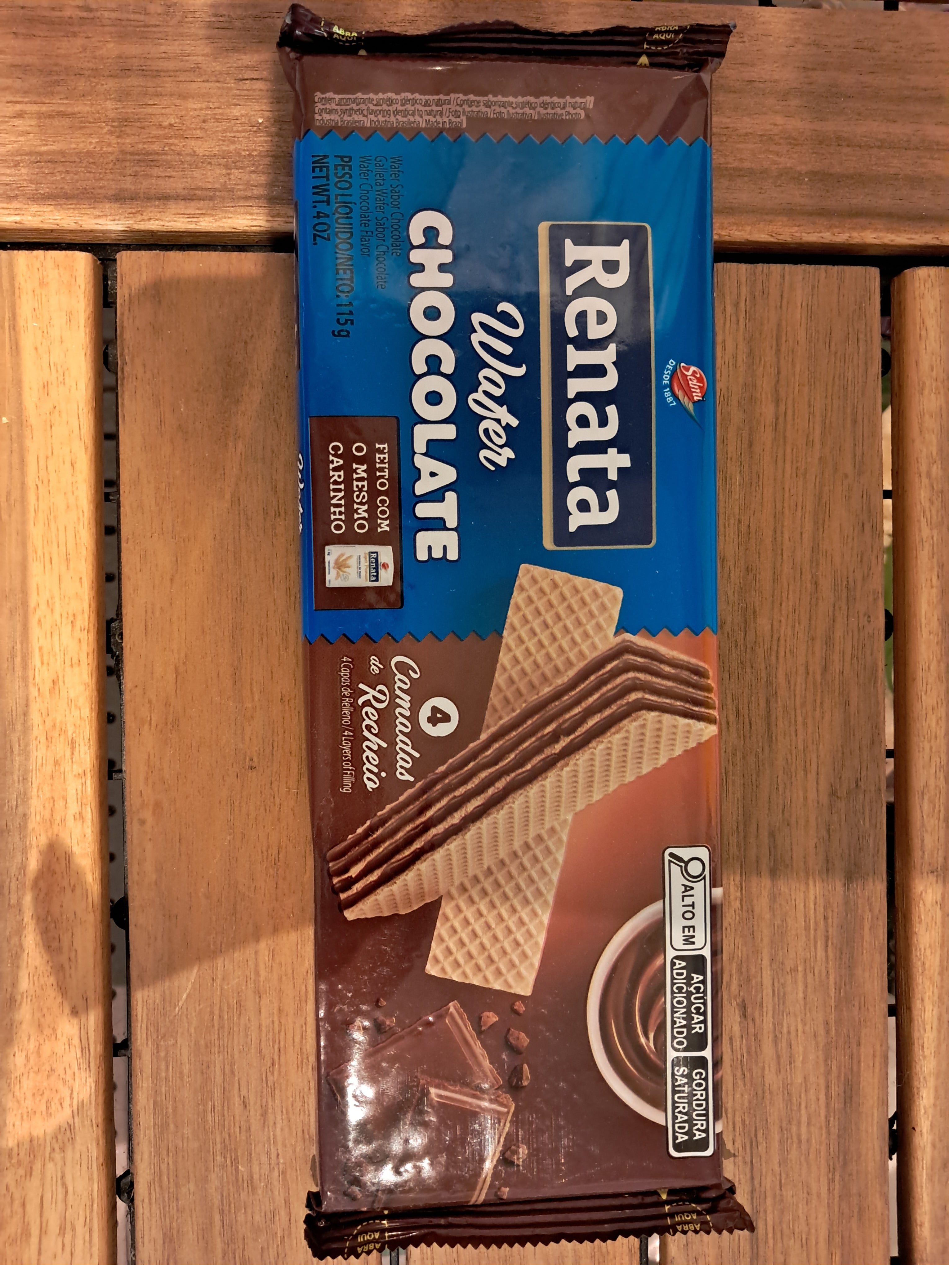 Chocolate Flavor Wafer (Chocolate Wafer) - RENATA - 115g