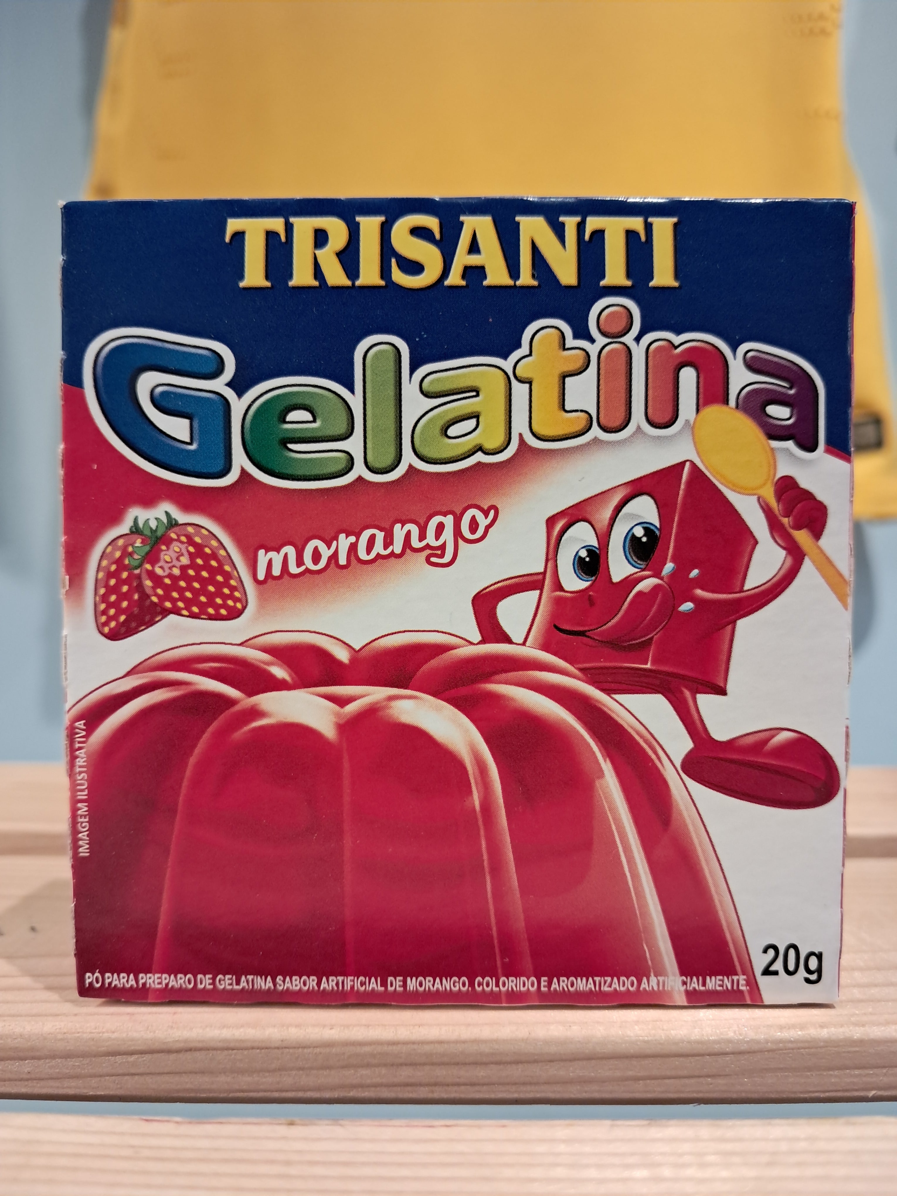 Strawberry Flavor Powdered Gelatin - TRISANTI - 20g