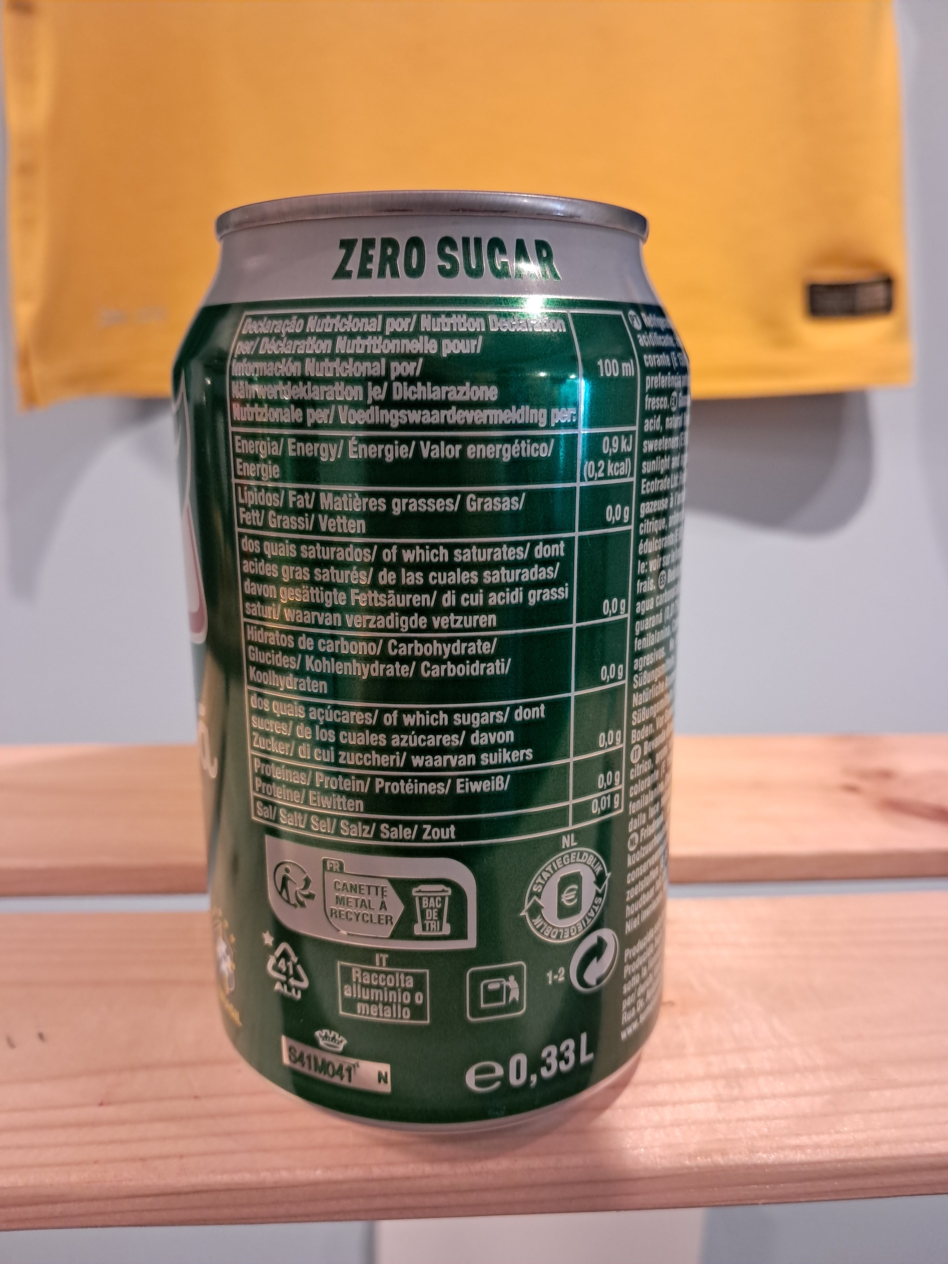Guaraná Zéro sucres (Guaraná Antarctica Zero) 330ml