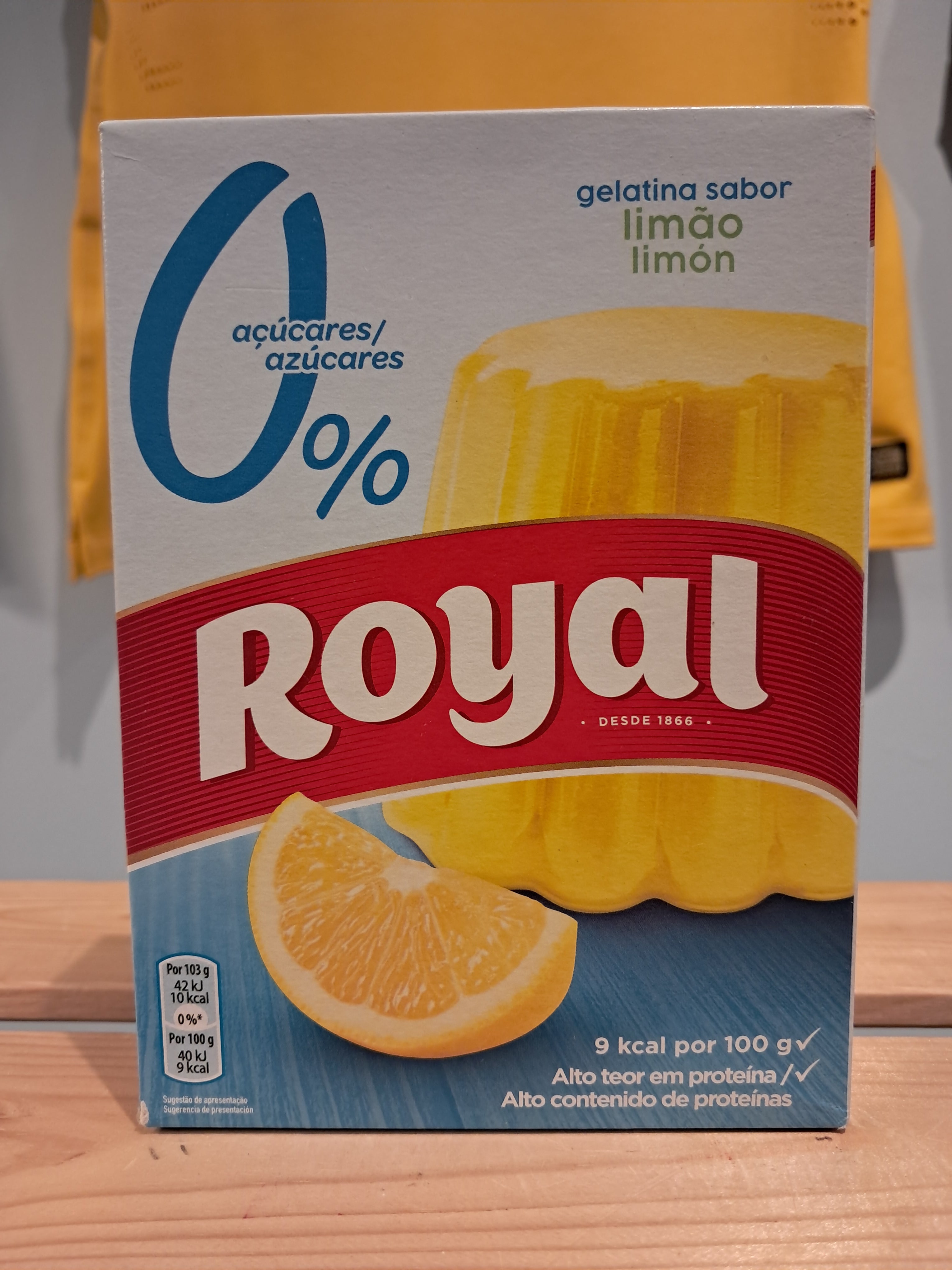 Gélatine en Poudre light Saveur Citron (Poudre de Gélatine Légère Citron) - ROYAL - 31g