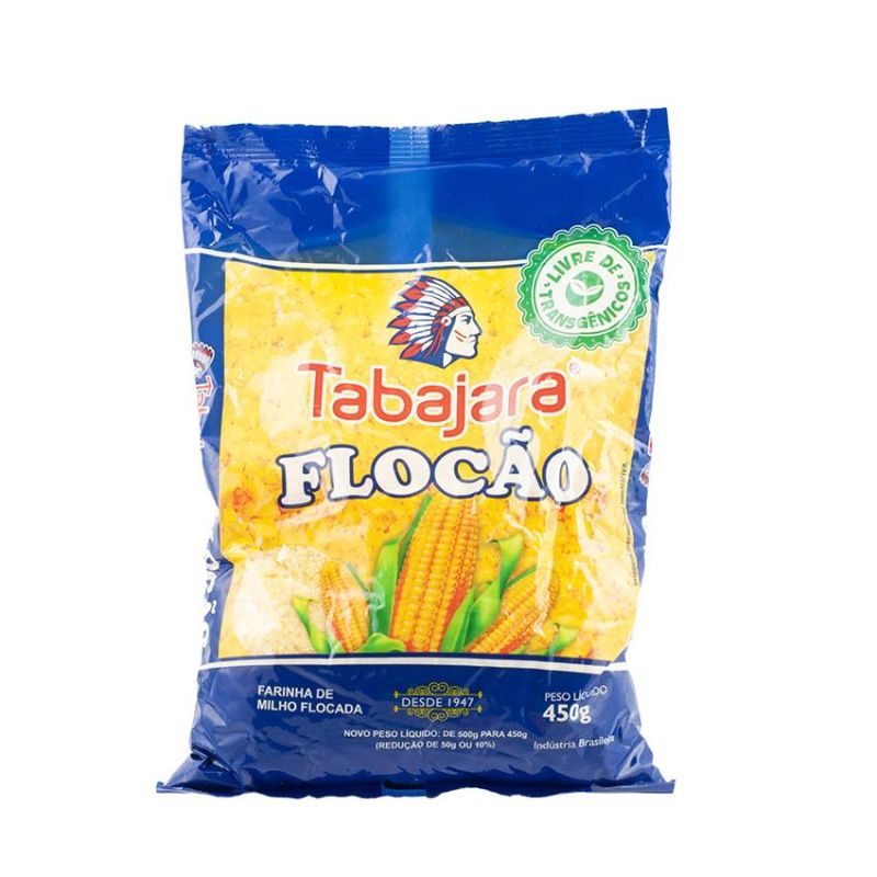 Fiocchi di mais (Farina di Mais Fiocco (Non OGM)) - Tabajara - 450g