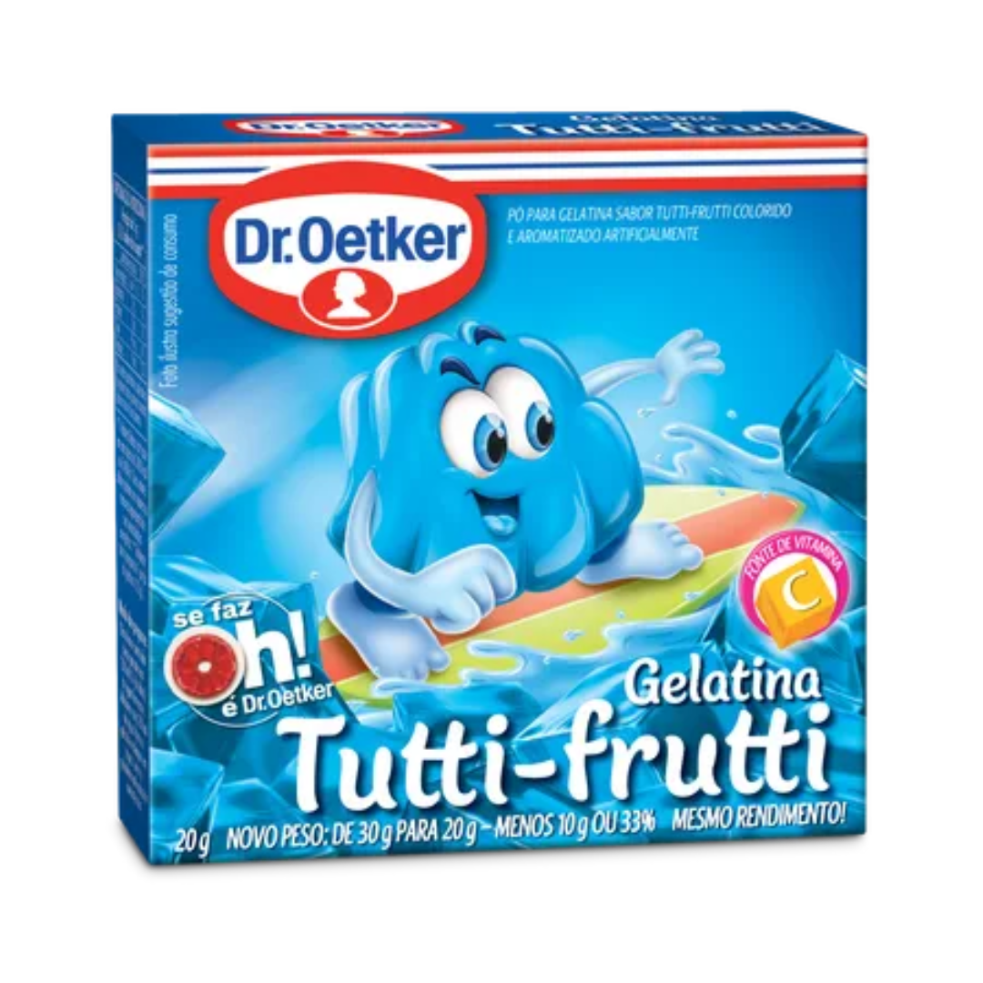 Gelatina em Pó Tutti-Frutti - DR. OETKER - 20g