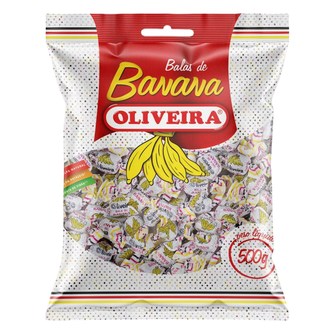 Bonbons banane (Bala de Banana) - OLIVEIRA - 500g