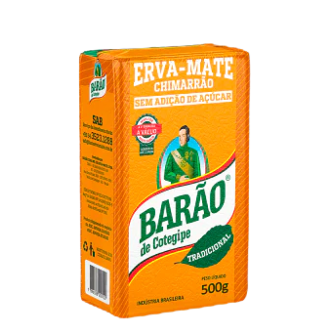 Yerba Maté (Erva Mate Chimarrão) - BARÃO - 500g 