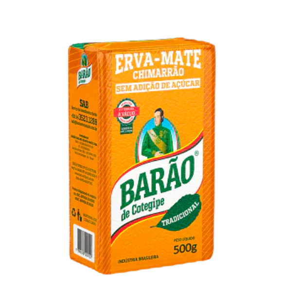 Yerba Maté (Erva Mate Chimarrão) - BARÃO - 500g 