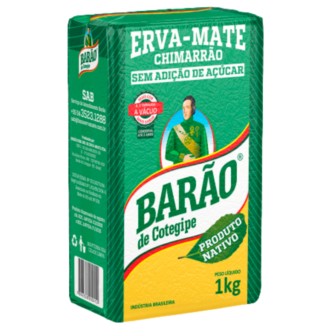 Yerba Mate Nativa Chimarrão (Yerba Maté) - BARÃO - 1Kg