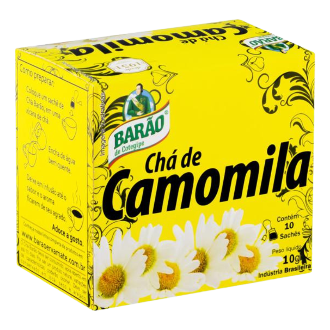 Chá de Camomila BARÃO - Contém 10 sachês