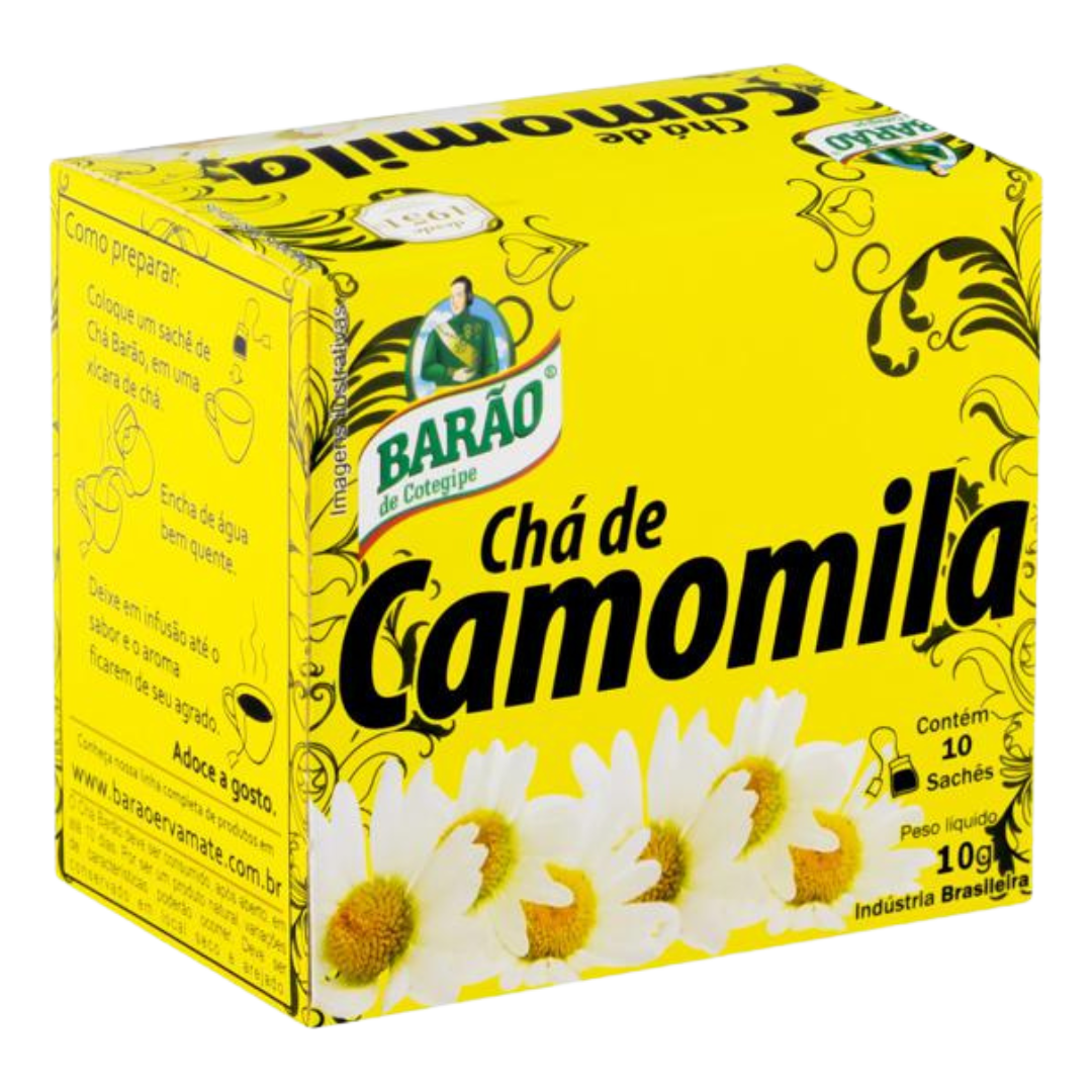 Tè alla camomilla BARÃO - Contiene 10 bustine