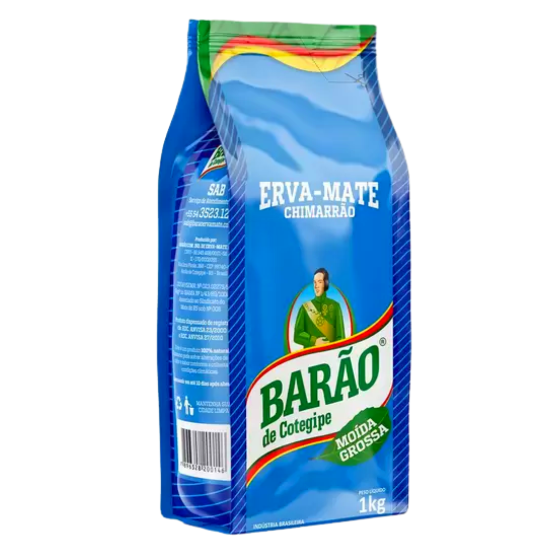 Yerba Mate pour Chimarrão grossièrement moulu - BARÃO - 1kg