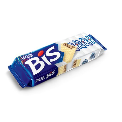 Chocolate BIS Branco (Gaufrettes chocolate brésilien blanc - BIS) - LACTA - 100,8g