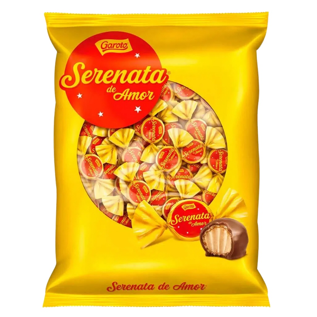 Buy Serenata de Amor Bonbon (Chocolate wafer with cashew nut filling) -  GAROTO - 825g - Brazilian Market in the European Union